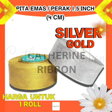 Pita Glitter 1.5" (V)/Emas