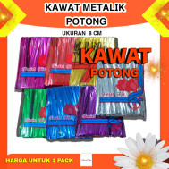 Kawat Metalik 8 cm Paket