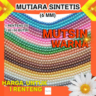 Mutiara Renteng Berat 6 mm (Renteng)